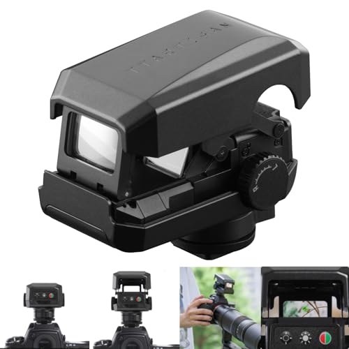 TTArtisan Caméra Dot Sight Super TeleTracking avec réticule rouge/vert, 5 niveaux de luminosité, 73 g, support de sabot froid/flash pour appareils photo reflex numériques et sans miroir, aide à la