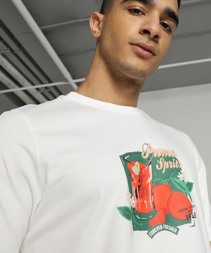Image of Puma Men's Cotton Regular Fit T-Shirt
