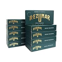 Rezumar - Anchoas Gran Reserva - Gourmet Kantabrischen Sardellenfilets in Olivenöl - 10 Packungen 50 Gramm
