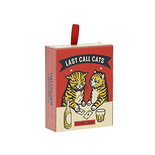 Baraja de Cartas Last Call Cats Azul miniatura 5