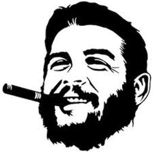 Lionston Beard Men Smoke Car Exterior Stickers & Decals Vinyl Graphic Black