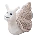 Cuscino Peluche Simulazione Conchiglia Bambola della Peluche Giocattoli dei Cartoni Animati (Color : Grey, Size : 26cm*27cm)
