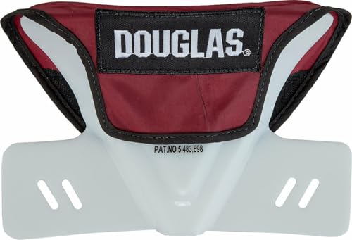 Douglas Football Butterfly Restrictor Cowboy Collar | Attach to Shoulder Pads (Maroon)