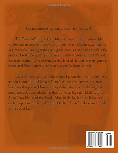 Trace-A-Story: Little Orphan Annie (Manuscript Practice Book) - Image 2