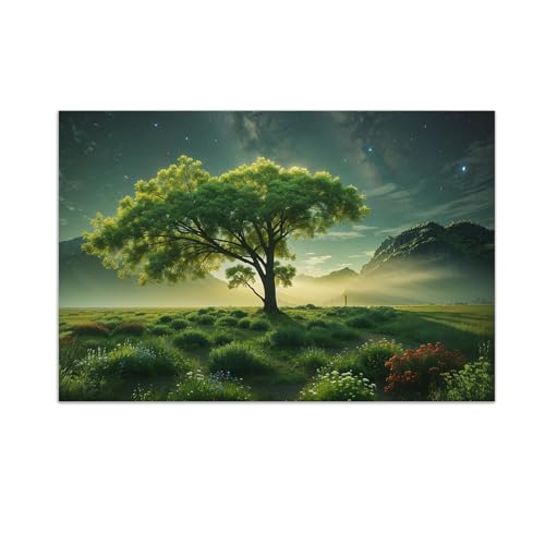 Image sur toile forêt nature 30x45cm tableau arbres sans cadre décoration salon moderne