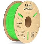 ELEGOO Rapid PLA Plus Filament 1.75mm Green 1KG, PLA+ 3D Printer Filament Up to 600 mm/s High Speed Printing, Dimensional Accuracy +/- 0.02 mm, 1kg Cardboard Spool(2.2lbs)