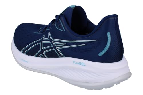 Image of ASICS Gel-Cumulus 26 Mens Running Trainers 1011B792 Sneakers Shoes (UK 6.5 US 7.5 EU 40.5, Blue Expanse Blue Teal 401)
