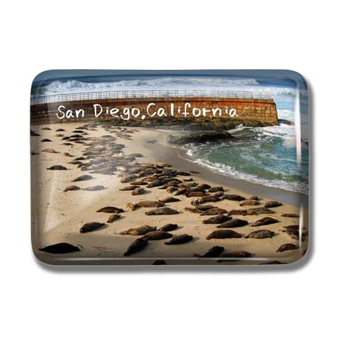 Imán decorativo de cristal rectangular para refrigerador miniatura 1