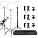 Produktbild (3 Packs) VILTROX VL-200T Dimmbares zweifarbiges Fotostudio Beleuchtungs kit beinhaltet: 3300K-5600K LED Videolicht mit 75 Zoll Lichtstativ für Studio Aufnahmen