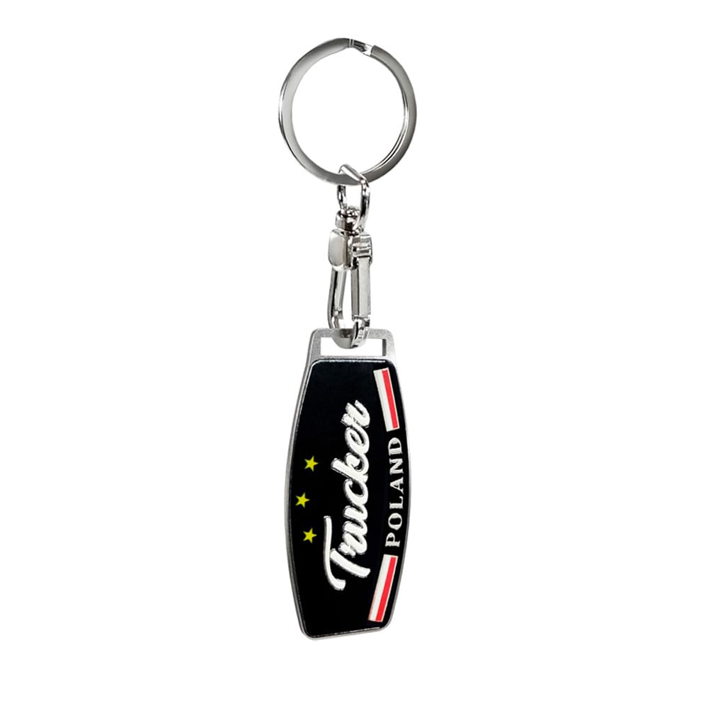 Avisa Stainless steel key chain - Trucker/Poland