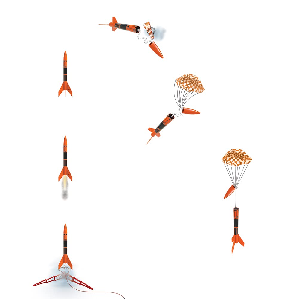 Estes Alpha III,Orange, Black - Image 9