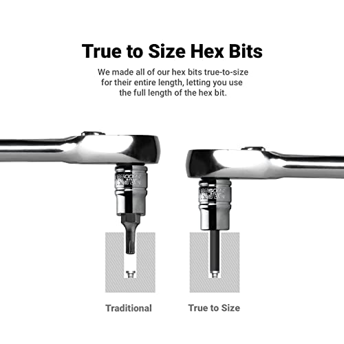 Capri Tools 3-0558 1/2-Inch Hex Bit Socket, 1/2-Inch Drive, Sae #TOP6