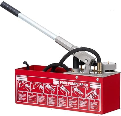 Hand Pressure Test Pump, Hydraulic Pressure Test Pump, 60 Bar 860PSI 3 Gallon Tank, 45ML 1/2" BSP Hydrostatic Test Pump for Pipeline Pressure Container Irrigation Firemen (B0CQXJ41BW) Amazon Price History, Amazon Price Tracker
