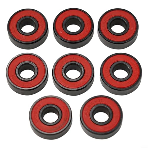 ABEC 11 Longboard Bearings - Red