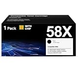 58X Toner Cartridge High Yield (1-Pack) Compatible Replacement for HP 58X CF258X 58A CF258A Black Work with HP Pro M404n M404dn M404dw MFP M428dw M428fdn M428fdw M406dn M430f M404 M428 Series Printer