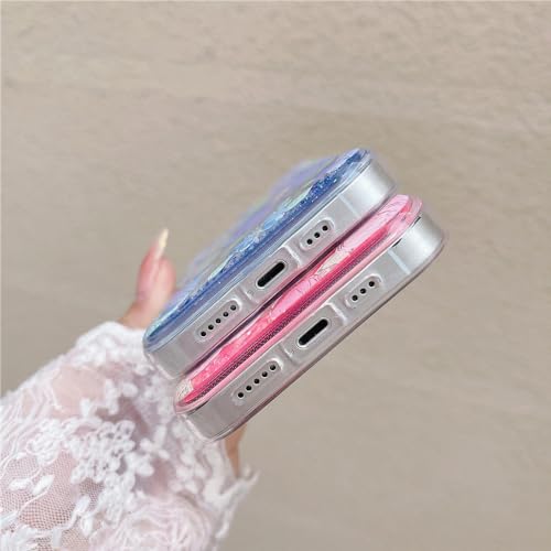 Coque de téléphone lumineuse pour iPhone 12 Pro et 14 : étui de protection souple fleurs - 6
