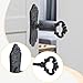 KiBcsLic Cast Iron Gate Handle Ornamental Sturdy Easily Install Accessories for Cabinet Multifunctional Barn Door Pull Handle Retro