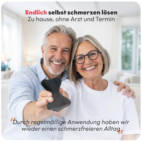 TMX® PARA Rückentrigger gegen Rückenschmerzen | Rückentrainer für Lendenwirbelsäule & Brustwirbelsäule | Akupressur Tool bei Verspannungen, Hexenschuss & Bandscheibe | Triggerpunkt Drücker 4