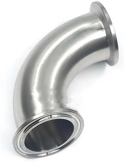 3インチ トライクランプ x 76mm パイプ OD SUS 316L ステンレススチール 90度 エルボ継手 自家醸造ビール ワイ