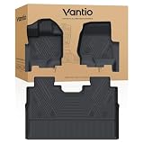 Floor Mats for F150 Ford 2015-2025 2026 and F150 Lightning 2022-2025 2026 SuperCrew with Bucket Seats(Without Rear Fold Flat Storage Box), Custom Fit TPE All Weather Floor Liners