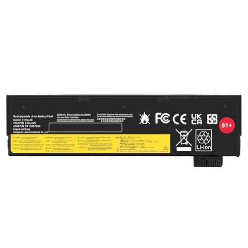 Batterie Lenovo ThinkPad T470 T480 ARyee 61+ de remplacement pour PC portable