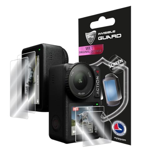 Protector de pantalla para DJI Osmo Action 4 IPG de hidrogel invisible con claridad HD