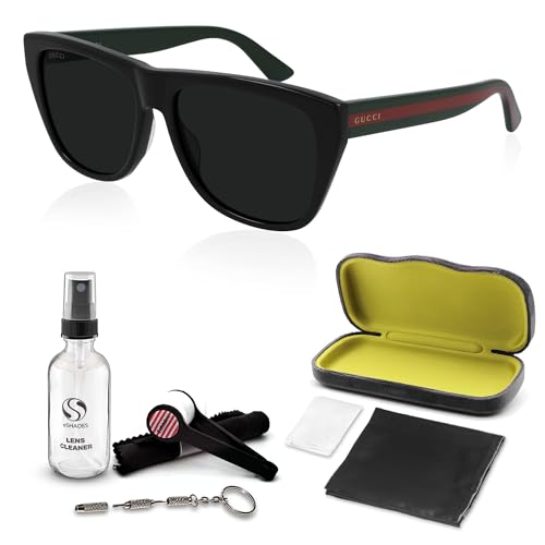 Gucci GG0926S Lettering Logo Flat Top shape Sunglasses - Eyewear with eSHADES Kit - Embrace Sophistication and Elegance