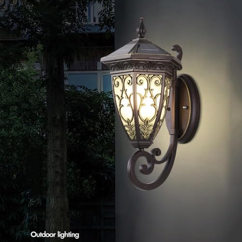 Lanterne murale solaire LED pour sécuriser les passages extérieurs de nuit - 2
