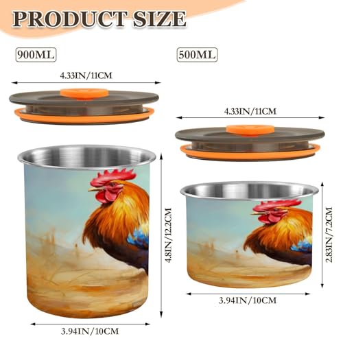 Bote Hermético de Acero Inoxidable para Café 900ml miniatura 2