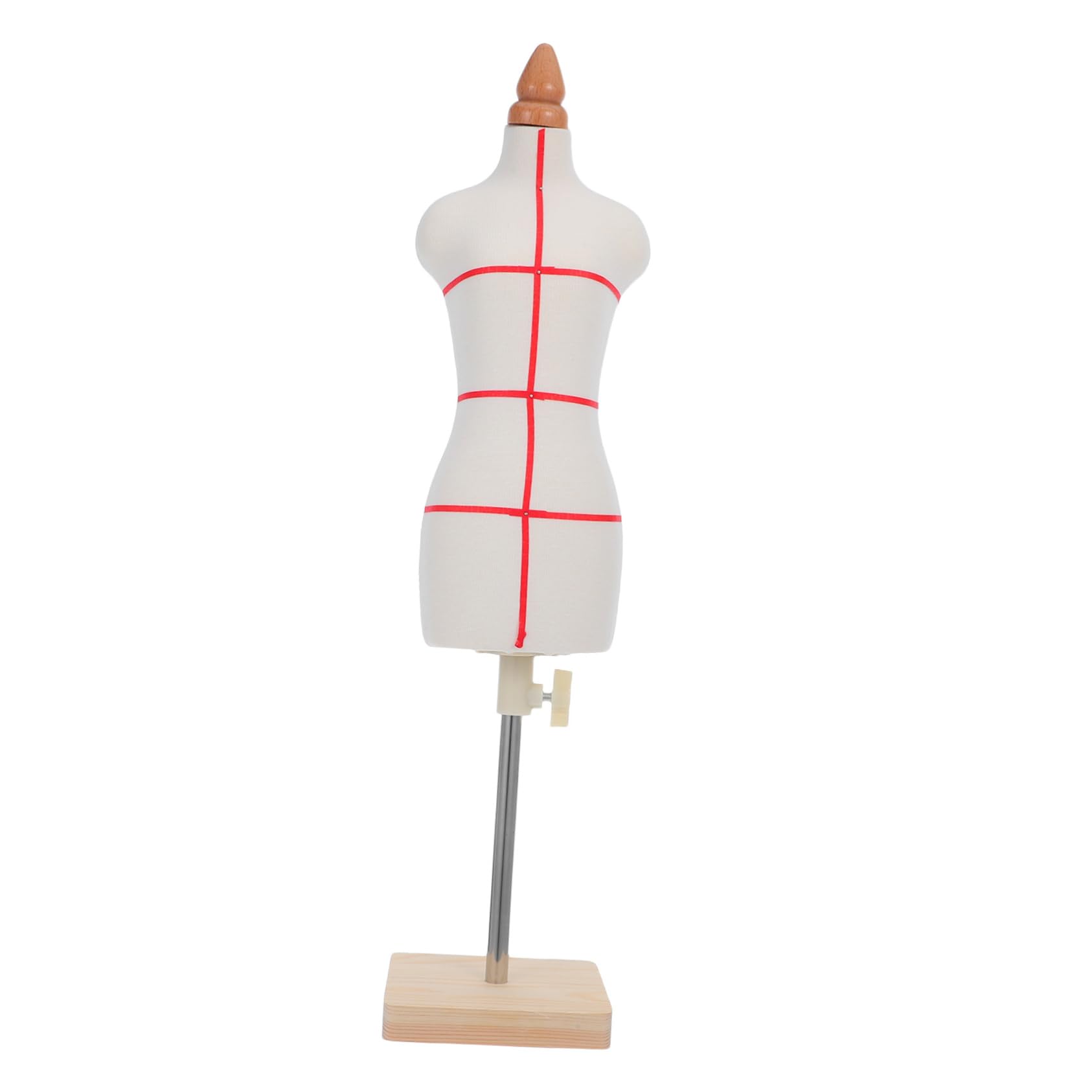 SHINEOFI Manichino da Sarta 1/3 Scala Femminile, Mini Busto Manichino da Cucito, Portatile e Robusto per Principianti e Designer, per Workshop e Corsi di Fashion Design