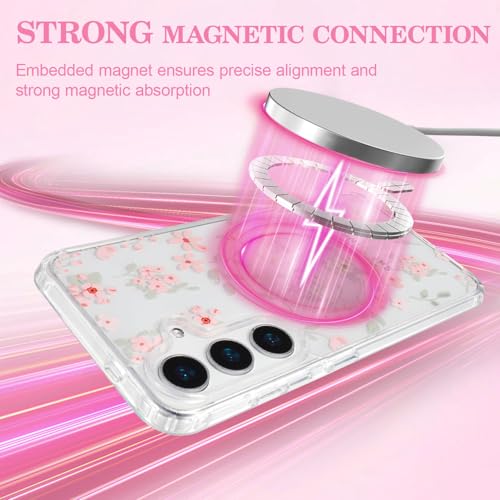 Coque Samsung A54 5G fleur rose, la protection chic pour vos sorties