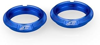 JConcepts 2702-1 Fin 13mm Shock Collar Blue Fits Team Associated 13mm Shock Bo