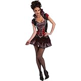 Material: 100% Polyester Rubie\'s sexy Damen Kostüm Vampirin zu Halloween Karneval Fasching Gr.STD