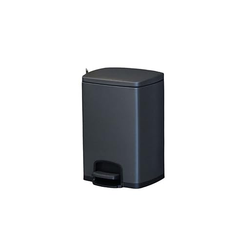 ZELKON Trash Can Bedroom Pedal Stainless Steel Trash Can