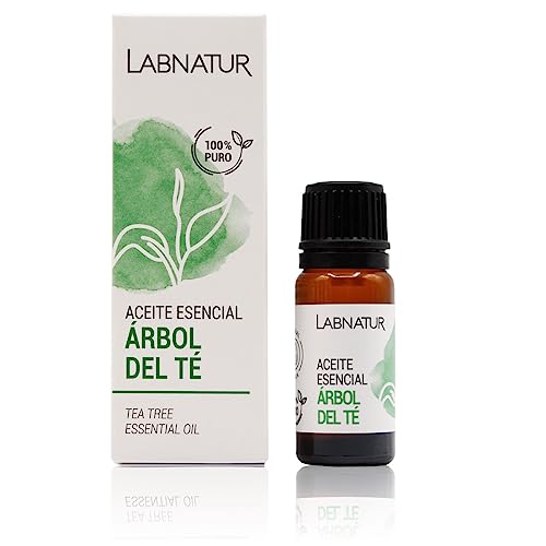 Aceite Esencial Árbol del Te 100% Puro 10mililitros Labnatur. Antiacné. Nutrientes Esenciales para Piel y Cabello. Rico en Ácidos Grasos. Natural y Vegano