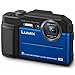 Produktbild Panasonic Lumix Kamera wasserdicht DC-FT7EF-A (Sensor 20 MP, Zoom Lumix 4.6X, wasserdicht bis zu 31 Meter, Gel bis -10 Grad, Sucher, LCD-Display, Video 4 K, stabilisiert) Blau  französische Version