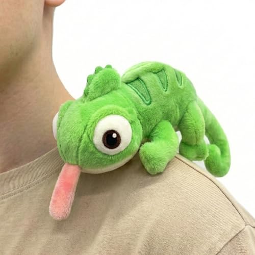 Fortivae Pascal Kuscheltier Magnetische 25 cm Halloween Simulationstier Schulterzubehör Plüschtier Magnet Pascal Schulterzubehör Tiere Plüsch Toy Geschenk für Teenager Dress Up Cosplay