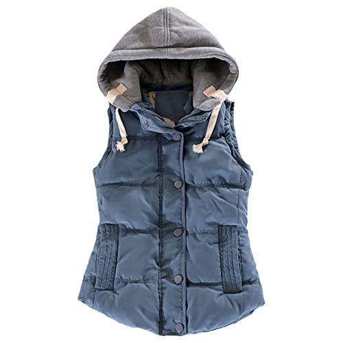 Gilet d'hiver à capuche pour rester au chaud au bureau en coton L