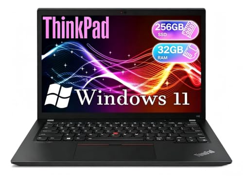 Lenovo ThinkPad X13 Business Laptop Ryzen 5 32GB 256GB SSD(Renewed)