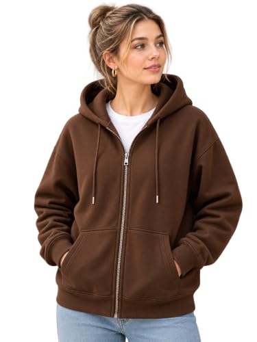 Image of NETCLICK Women's Cotton Fleece Full-Zip Hooded Sweatshirt