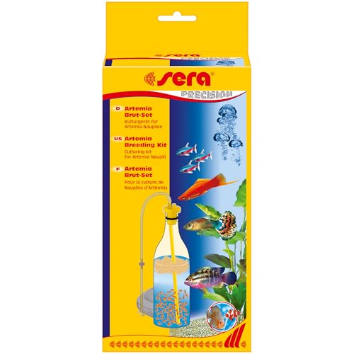 sera Artemia Brut-Set – komplettes Artemia Zucht-Set für einfache Nauplien-Aufzucht | ideales Lebendfutter für Zierfische | inkl. Artemia-Mix & Zubehör
