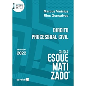 Capa do livro Direito Processual Civil Esquematizado - 13ª edição 2022