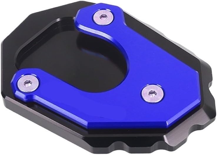 Motorcycle Side Stand pad Motorcycle Kickstand Foot Side Stand Extension Pad Support Plate Enlarge Stand Support Plate Pad for 800MT(Red)