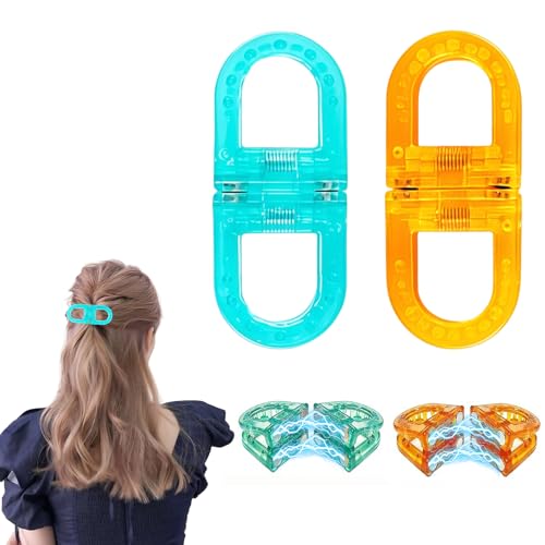 Pinzas magnéticas para cabello, 2 piezas miniatura 1