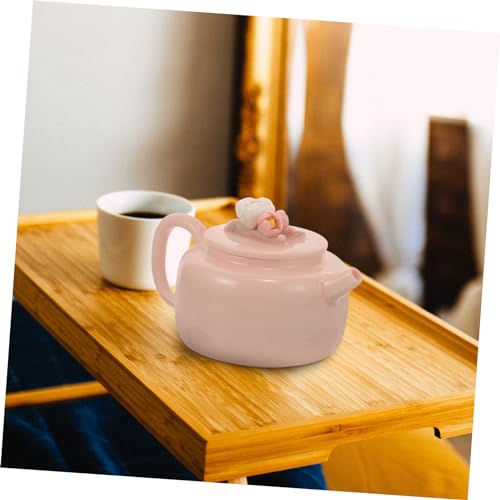 Théière céramique rétro pratique avec infuseur de thé maison - 4