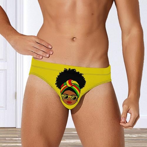African U.S. Woman Men's Swim Briefs Sexy Bikini Swimwear Bathing Swimsuit Trunks Underwear4