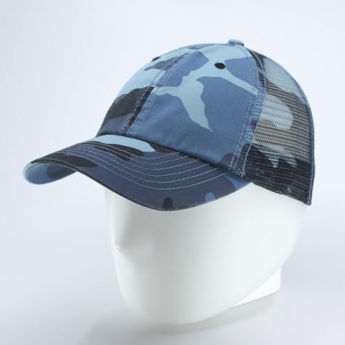 Image of The Vintage Year Washed Cotton Unstructured Soft Mesh Adjustable Trucker Baseball Cap
