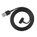 Produktbild USB Kabel, 5V 300mA Ersatz USB Ladekabel für Fitbit Ionic Watch, ABS + TPU-Material, 92 cm Länge, schwarz
