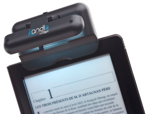 Ozeri Kandle LED Reading Light Designed for Books and eReaders, Black