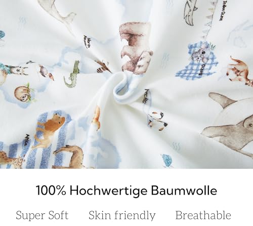 Chilsuessy Baby Schlafsack mit Füßen 2er Pack 2.5 Tog Kinder Ganzjahres Schlafsack Warm Baby Schlafsack mit Beinen Winter… – Ansicht 7